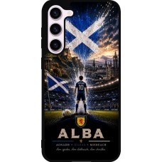 Coque Samsung Galaxy S23+ - Silicone rigide noir Football Écosse splash 2026