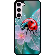 Coque Samsung Galaxy S23+ - Silicone rigide noir Ladybird in bloom 2026