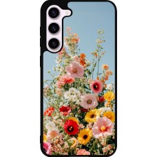 Coque Samsung Galaxy S23+ - Silicone rigide noir Spring flowers 2026