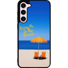 Coque Samsung Galaxy S23+ - Silicone rigide noir Summer 2025 Bring me to the beach
