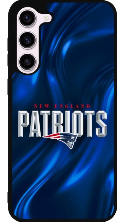 Coque Samsung Galaxy S23+ - Silicone rigide noir Super Bowl 26 Patriots 2