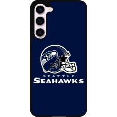Coque Samsung Galaxy S23+ - Silicone rigide noir Super Bowl 26 Seattle 3