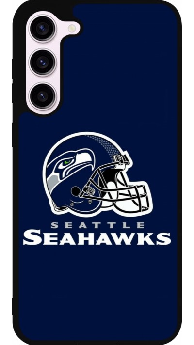 Coque Samsung Galaxy S23+ - Silicone rigide noir Super Bowl 26 Seattle 3