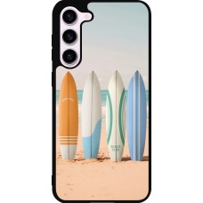 Samsung Galaxy S23+ Case Hülle - Silikon schwarz Summer surfboard 2025