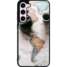 Samsung Galaxy S23+ Case Hülle - Silikon schwarz Travel 01