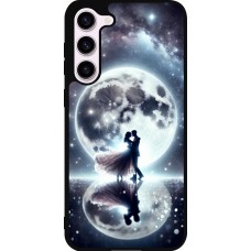 Samsung Galaxy S23+ Case Hülle - Silikon schwarz Valentin 2024 Liebe unter dem Mond