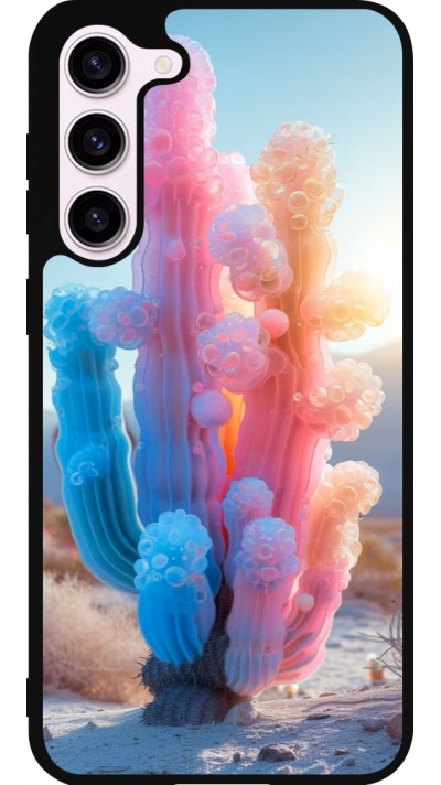 Coque Samsung Galaxy S23+ - Silicone rigide noir Artificial vegetation 2025
