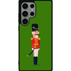 Coque Samsung Galaxy S23 Ultra - Silicone rigide noir Christmas 25 Nutcracker Green