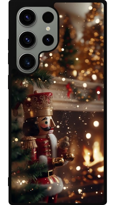 Coque Samsung Galaxy S23 Ultra - Silicone rigide noir Christmas 25 Xmas Nutcracker