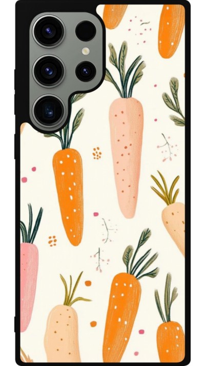 Coque Samsung Galaxy S23 Ultra - Silicone rigide noir Easter 2026 Illustration carrots