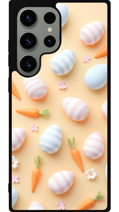 Coque Samsung Galaxy S23 Ultra - Silicone rigide noir Easter 2026 Pattern Easter