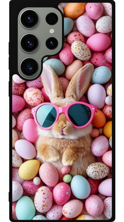 Coque Samsung Galaxy S23 Ultra - Silicone rigide noir Easter 2026 Rabbit fun