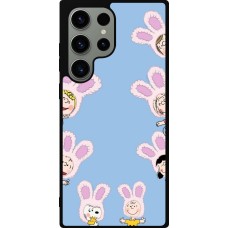 Coque Samsung Galaxy S23 Ultra - Silicone rigide noir Easter 2026 Snoopy