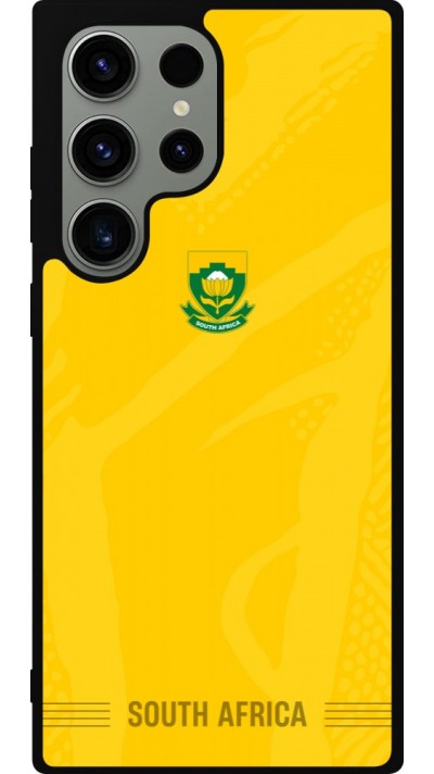 Coque Samsung Galaxy S23 Ultra - Silicone rigide noir Maillot de football Afrique du Sud 2026 personnalisable