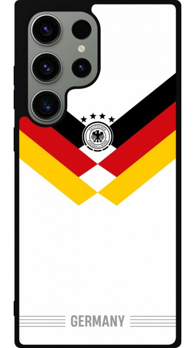 Coque Samsung Galaxy S23 Ultra - Silicone rigide noir Maillot de football Allemagne 2026 personnalisable