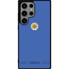 Coque Samsung Galaxy S23 Ultra - Silicone rigide noir Maillot de football Curaçao 2026 personnalisable