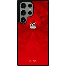 Coque Samsung Galaxy S23 Ultra - Silicone rigide noir Maillot de football Égypte 2026 personnalisable