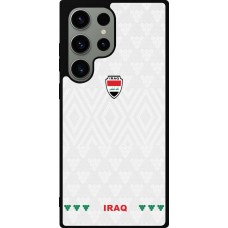 Coque Samsung Galaxy S23 Ultra - Silicone rigide noir Maillot de football Irak 2026 personnalisable