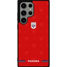 Coque Samsung Galaxy S23 Ultra - Silicone rigide noir Maillot de football Panama 2026 personnalisable