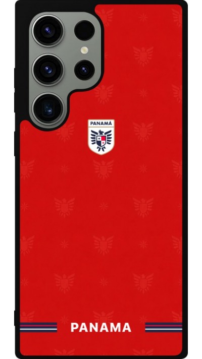 Coque Samsung Galaxy S23 Ultra - Silicone rigide noir Maillot de football Panama 2026 personnalisable