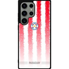 Coque Samsung Galaxy S23 Ultra - Silicone rigide noir Maillot de football Paraguay 2026 personnalisable