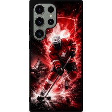 Coque Samsung Galaxy S23 Ultra - Silicone rigide noir Hockey World Championship Player