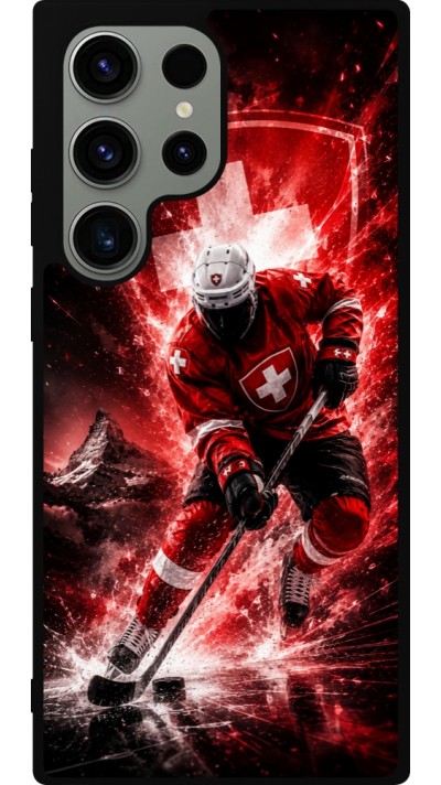 Coque Samsung Galaxy S23 Ultra - Silicone rigide noir Hockey World Championship Player