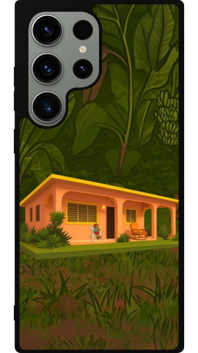 Coque Samsung Galaxy S23 Ultra - Silicone rigide noir Benitos house DTMF