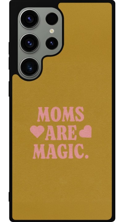 Coque Samsung Galaxy S23 Ultra - Silicone rigide noir Mom 2026 Are Magic