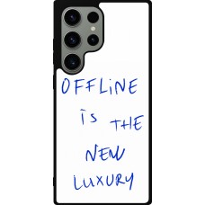 Samsung Galaxy S23 Ultra Case Hülle - Silikon schwarz Offline is the new luxury