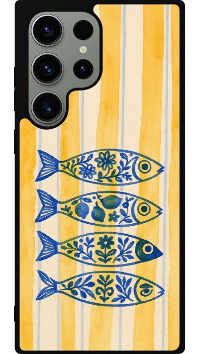 Coque Samsung Galaxy S23 Ultra - Silicone rigide noir Portuguese fish 2026