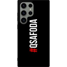 Coque Samsung Galaxy S23 Ultra - Silicone rigide noir Qsafoda 1