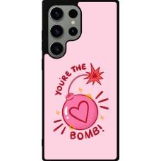 Coque Samsung Galaxy S23 Ultra - Silicone rigide noir Saint Valentines Day 26 You are the bomb