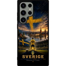 Coque Samsung Galaxy S23 Ultra - Silicone rigide noir Football Suède splash 2026