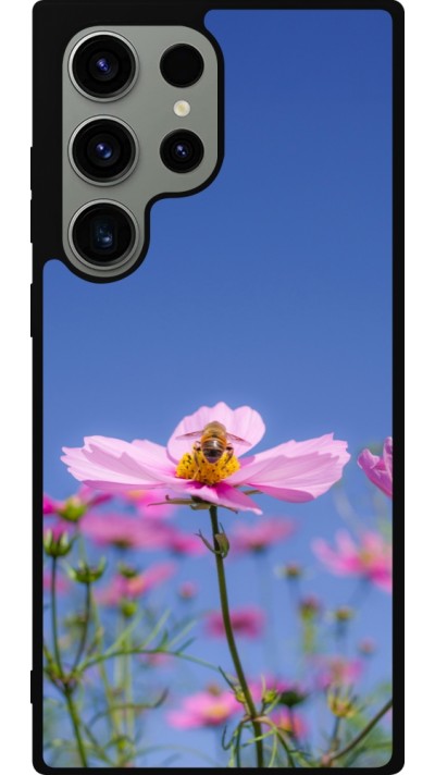 Coque Samsung Galaxy S23 Ultra - Silicone rigide noir Bee on a flower 2026