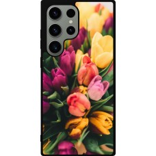 Coque Samsung Galaxy S23 Ultra - Silicone rigide noir Bouquet of tulips 2026