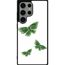 Coque Samsung Galaxy S23 Ultra - Silicone rigide noir Butterflies 2026