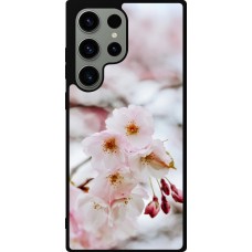 Coque Samsung Galaxy S23 Ultra - Silicone rigide noir Cherry tree 2026