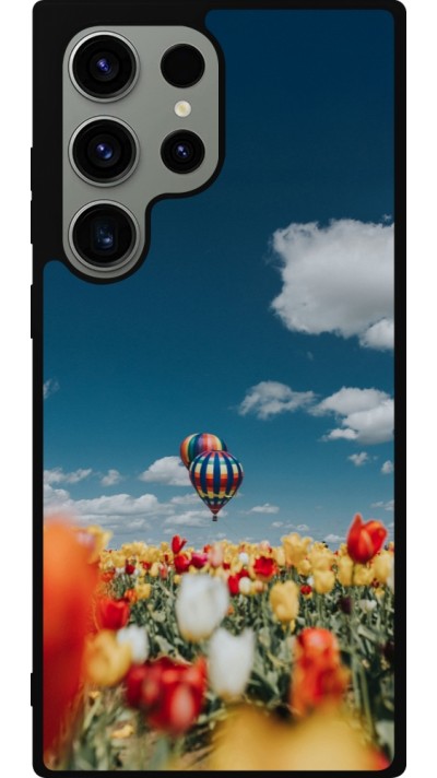 Coque Samsung Galaxy S23 Ultra - Silicone rigide noir Hot air balloon 2026