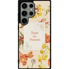 Coque Samsung Galaxy S23 Ultra - Silicone rigide noir Trust the process 2026
