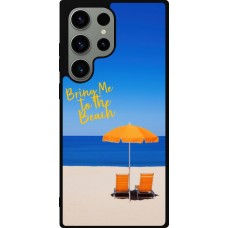 Coque Samsung Galaxy S23 Ultra - Silicone rigide noir Summer 2025 Bring me to the beach