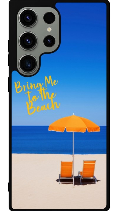 Coque Samsung Galaxy S23 Ultra - Silicone rigide noir Summer 2025 Bring me to the beach