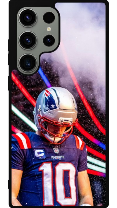 Coque Samsung Galaxy S23 Ultra - Silicone rigide noir Super Bowl 26 Patriots 3