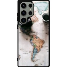 Coque Samsung Galaxy S23 Ultra - Silicone rigide noir Travel 01