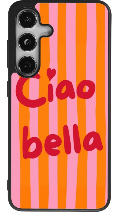 Coque Samsung Galaxy S24 - Silicone rigide noir Bye Bella 2026