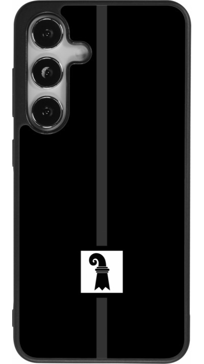 Samsung Galaxy S24 Case Hülle - Silikon schwarz Kanton BS schwarz