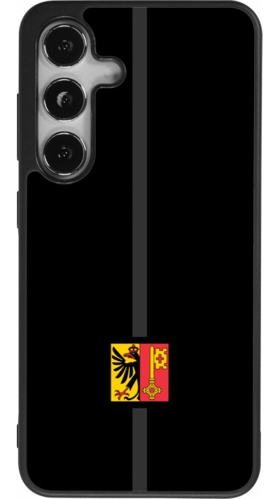 Samsung Galaxy S24 Case Hülle - Silikon schwarz Kanton GE schwarz