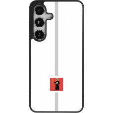 Samsung Galaxy S24 Case Hülle - Silikon schwarz Kanton GL weiss