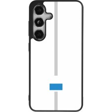Samsung Galaxy S24 Case Hülle - Silikon schwarz Kanton LU weiss