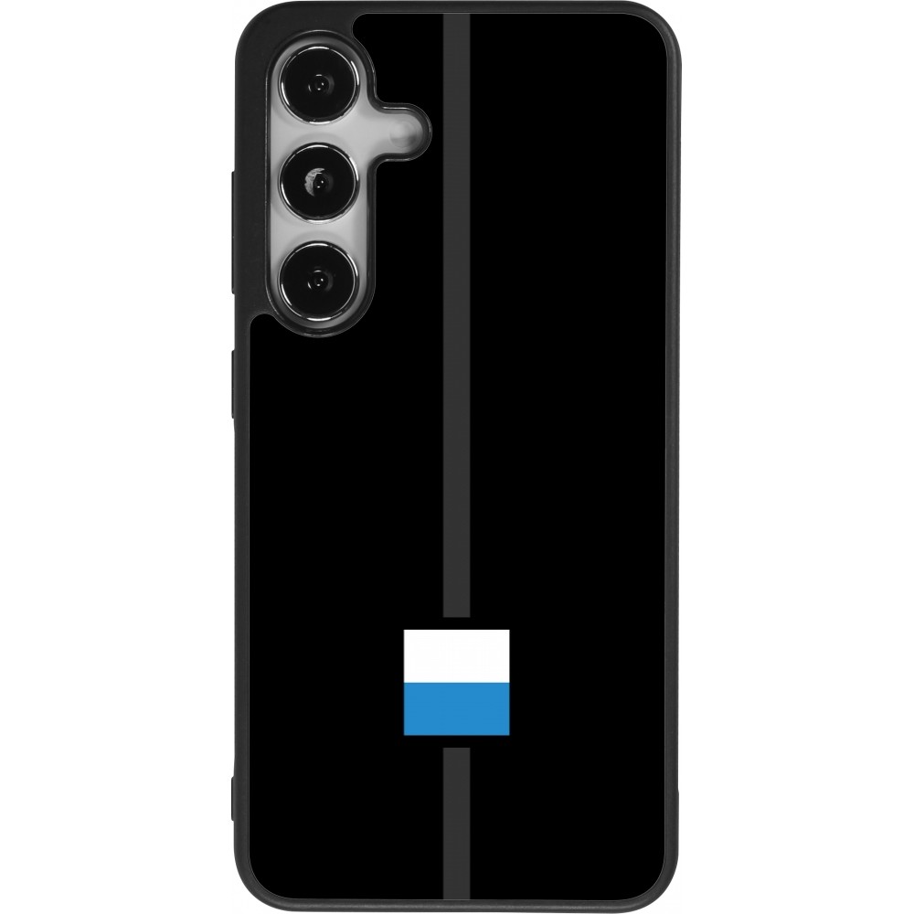 Coque Samsung Galaxy S24 - Silicone rigide noir Canton LU noir